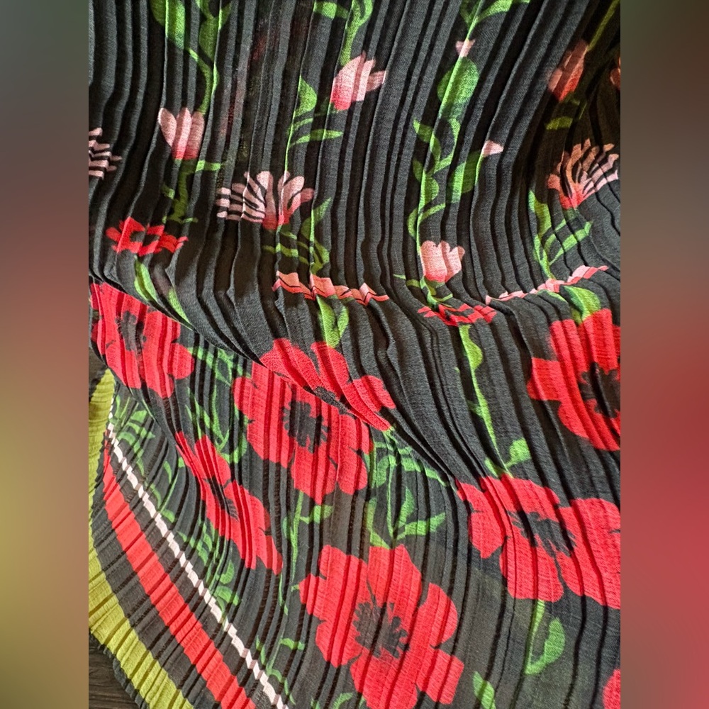 Sabina Musayev Poppy Dipped Pleated Maxi Dress - Picture 10 of 11